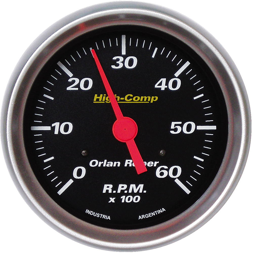 1032N8K - TACOMETRO 6000R 6-8C - NEGRO